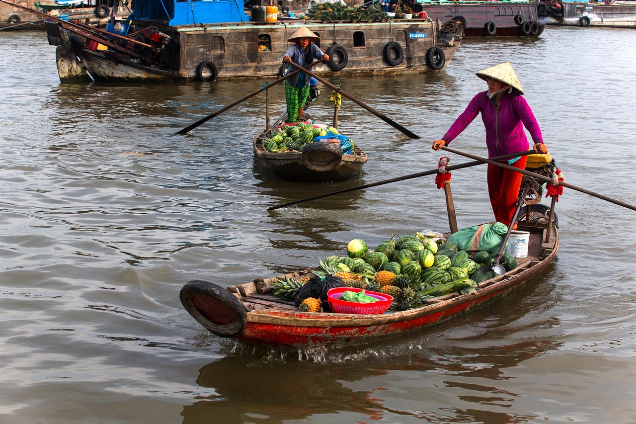 Travelers enjoying local cuisine